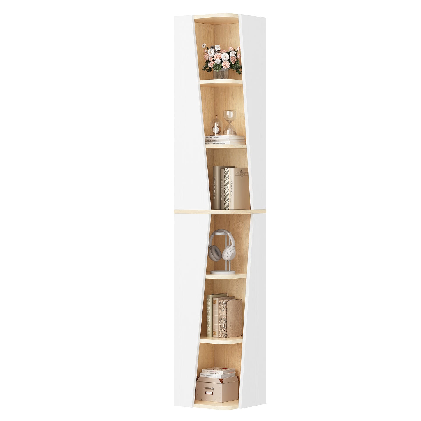 IRONCK 71'' Tall Corner Shelves