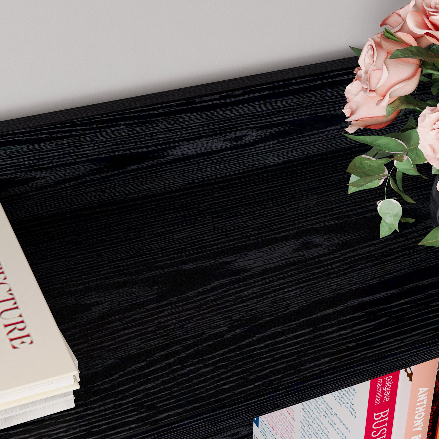 Corner Bookcase with 6 Tiers