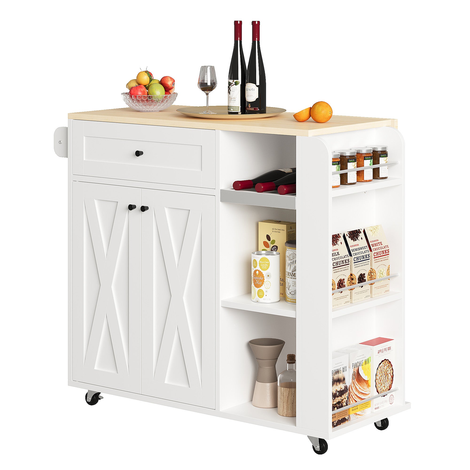 IRONCK Kitchen Islands with Storage