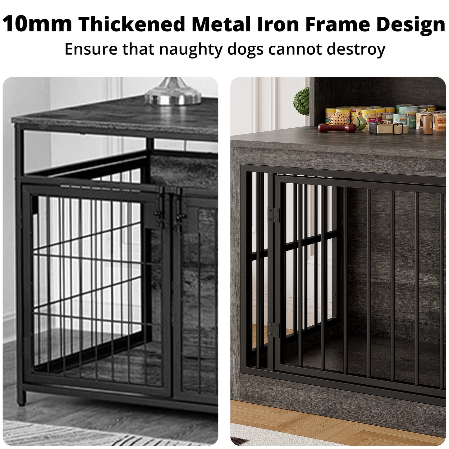 IRONCK Extra Large Dog Crate Furniture
