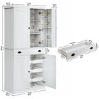IRONCK Kitchen Pantry Storage Cabinet