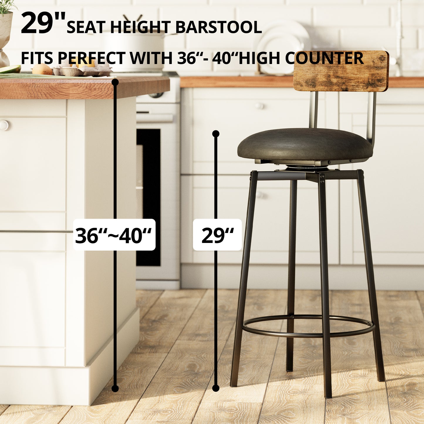 Bar Stools Set of 2