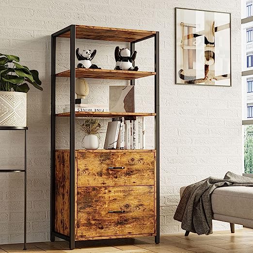 Display Shelf with Drawers