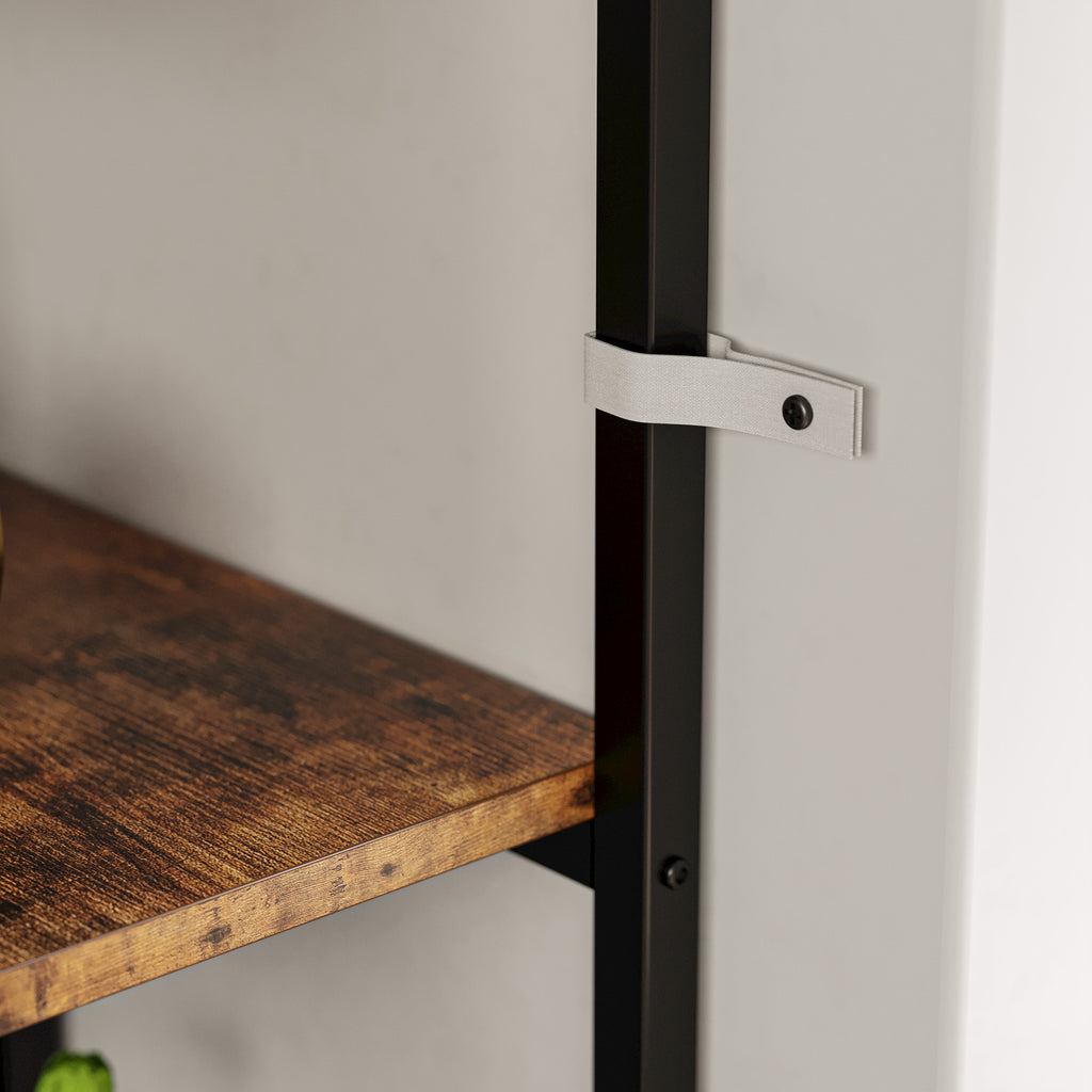 6-Shelf Etagere Bookcase