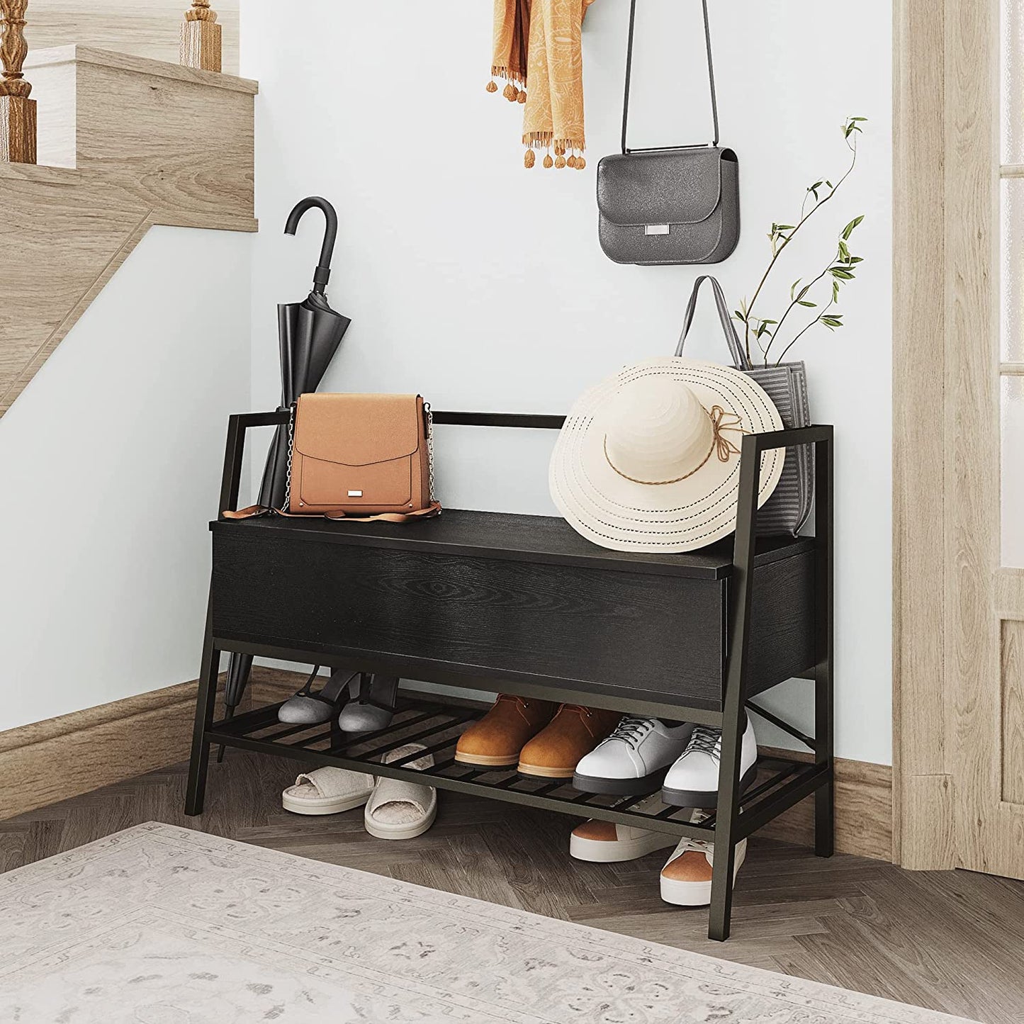 Black Shoe Organizer