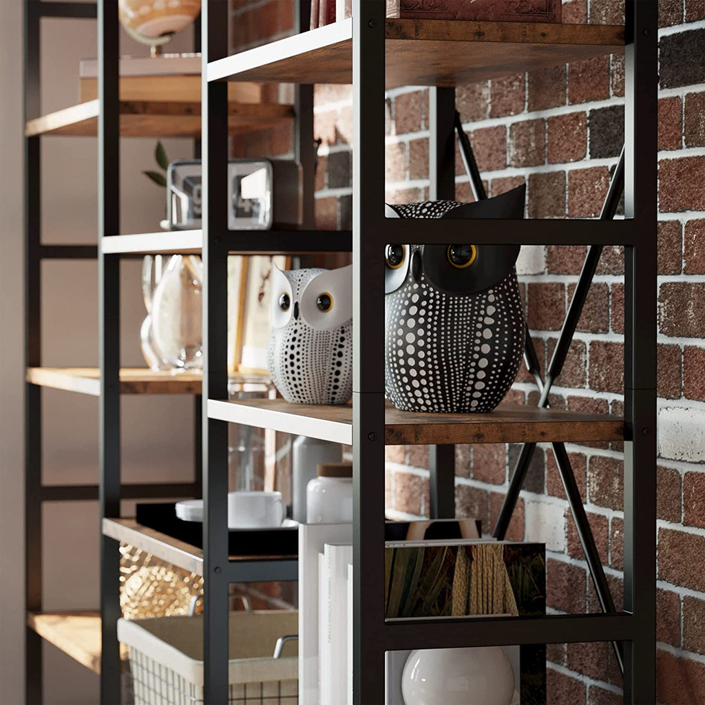 Triple Wide Bookshelves- 6 Tiers