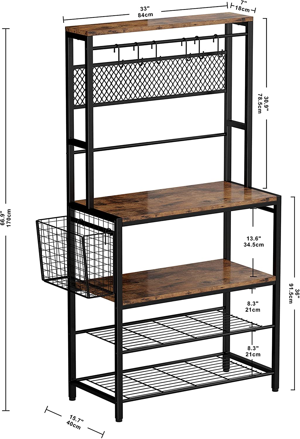 Mesh Panel Storage shelf