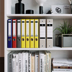 6 Tier Bookshelf Industrial White