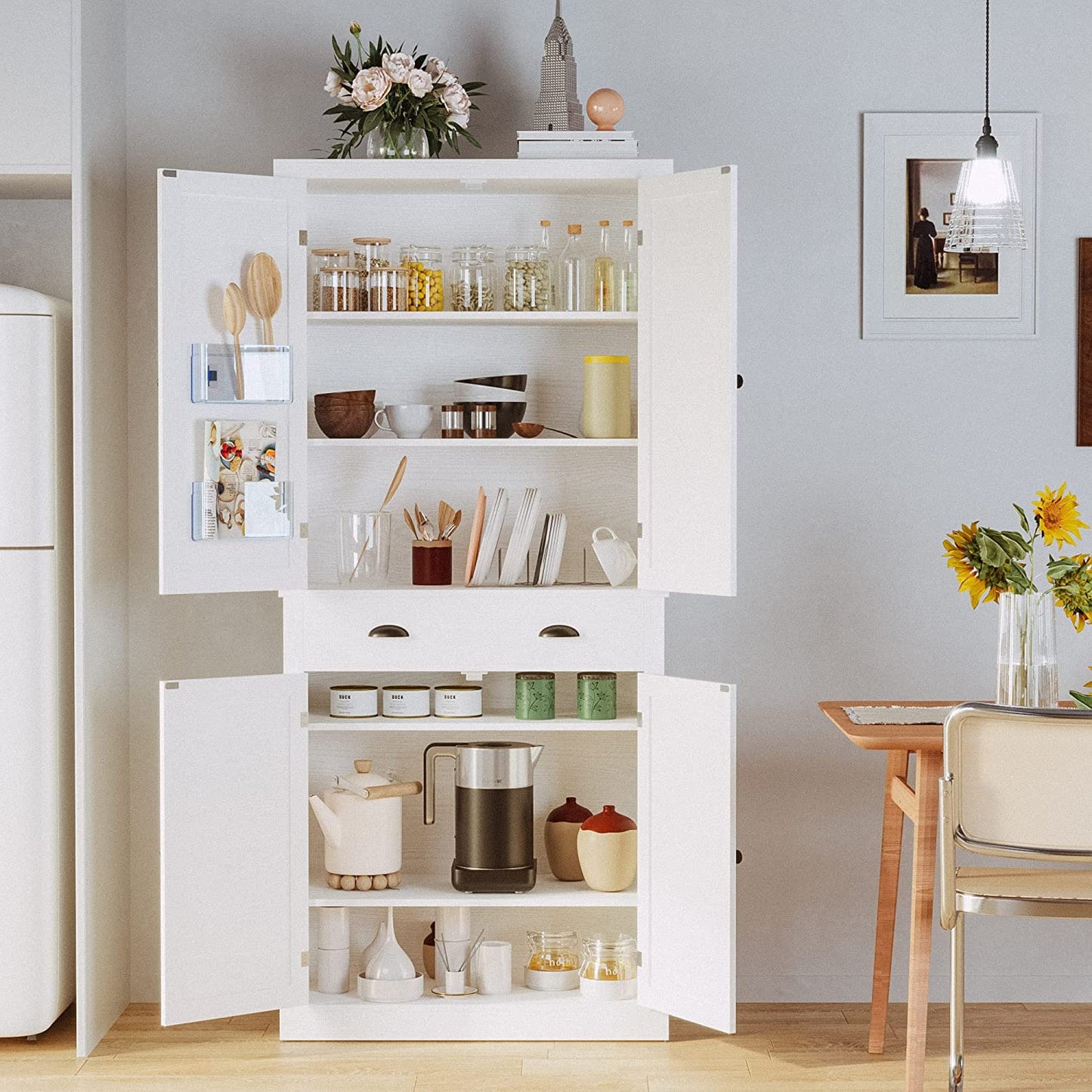 Kitchen Pantry Storage Cabinet