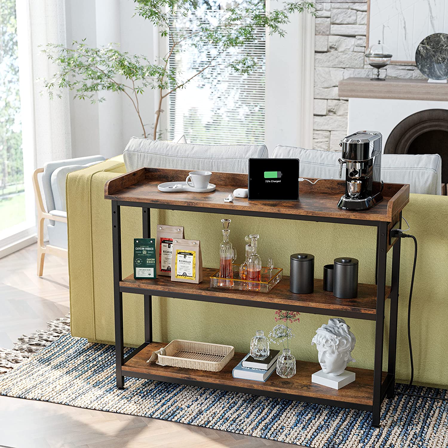 43 Console Table With Charging Station